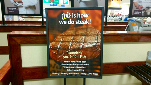 Golden Corral Steak Ad