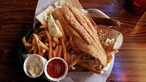 Outrigger's Fish Sandwich