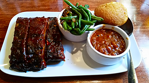 Famous Dave's Rib Plate