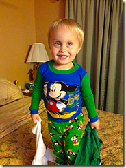Landon in Mickey Mouse Jammies 400