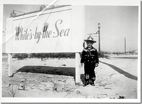 White's By The Sea Sign
