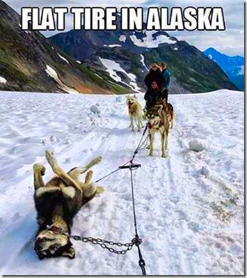 Flat Tire in Alaska