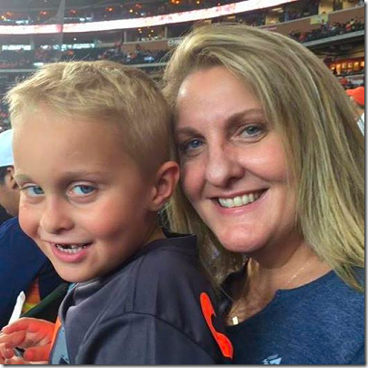 Landon at the Astros Game 2