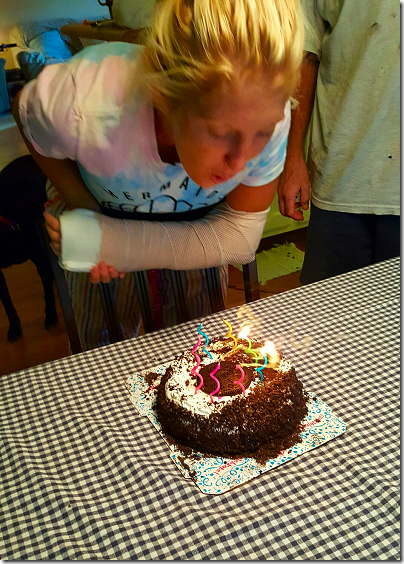 Piper's Broken Arm Birthday