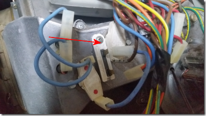 Dryer Thermostat in place