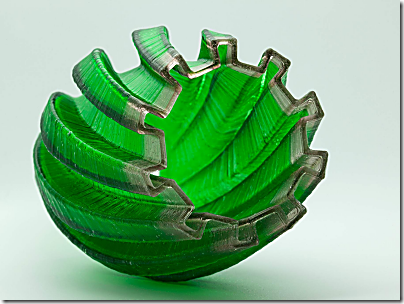 3D Molten Glass Vase