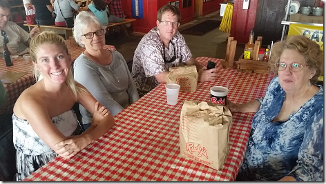 Family at Rudy's