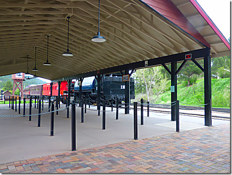 1880 Train Coming Into Station