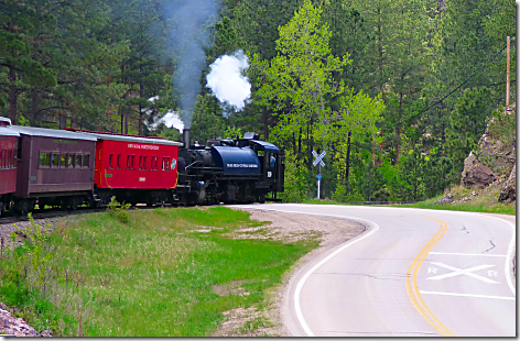 1880 Train on a Curve