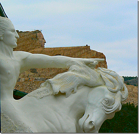 Crazy Horse Sculpture