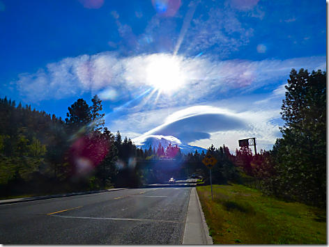 Mt Shasta Lenticular Clouds 1