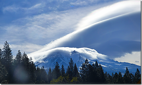 Mt Shasta Lenticular Clouds 2