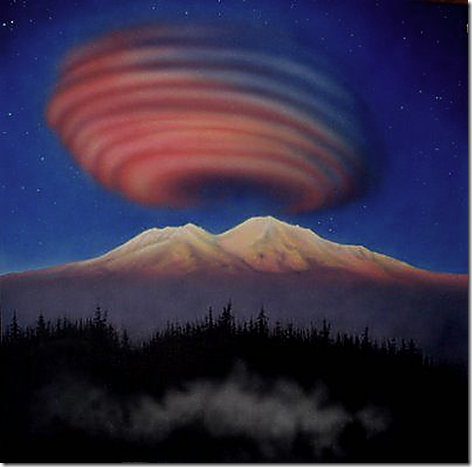 Mt Shasta Lenticular Clouds 4