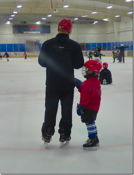 Hockey Kid blocking tag