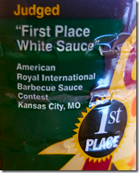 Big Bob Gibson's White Sauce