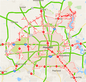 Houston Traffic Overlay