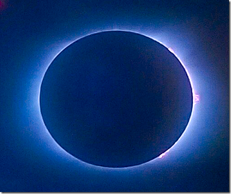Solar Eclipse Flares