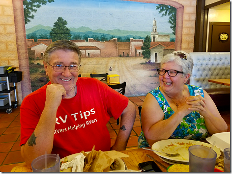 Ed and Debi at El Taquito