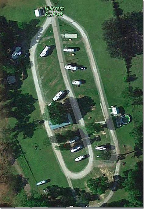 Hillcrest RV Park Overhead