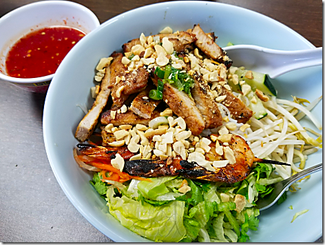 Asian BBQ Grilled Pork and Shrimp Bowl 2