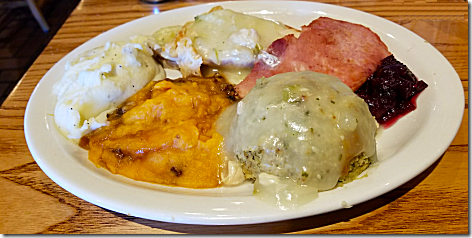 Cracker Barrel Thanksgiving Meal