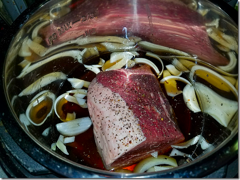 Instant Pot Pot Roast in Pot