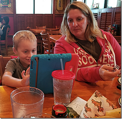 Landon and Brandi at Floyd's