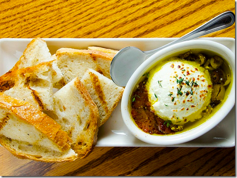 Whiskey Cake Goat Cheese Fondue