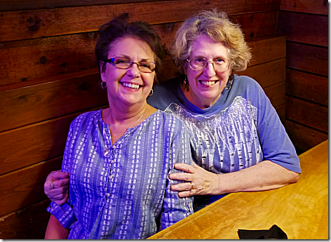 Jan and Lynn at Texas Roadhouse