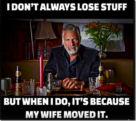 I Don't Always Lose Stuff