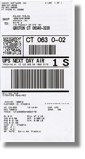 UPS Label