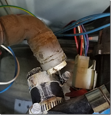 Washer Disconnected Hose