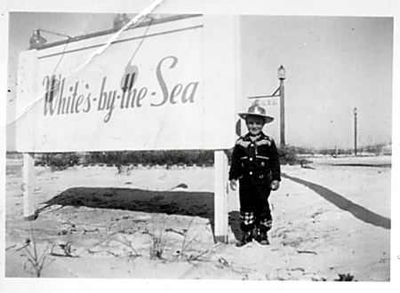 White's By The Sea Sign