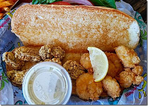 LuLu's 2018 - Shrimp and Fish PoBoy