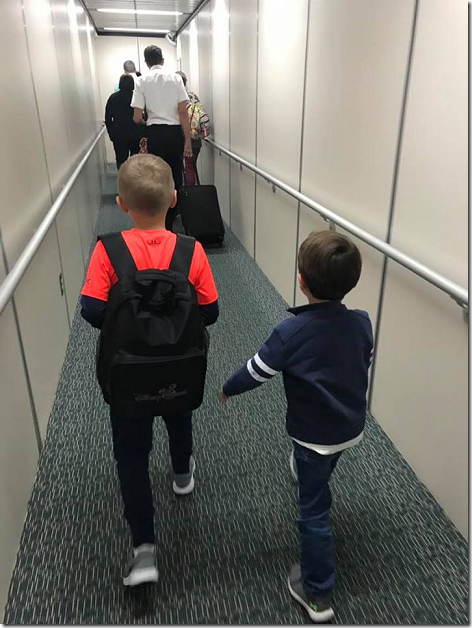 Landon and Maddox at MCO