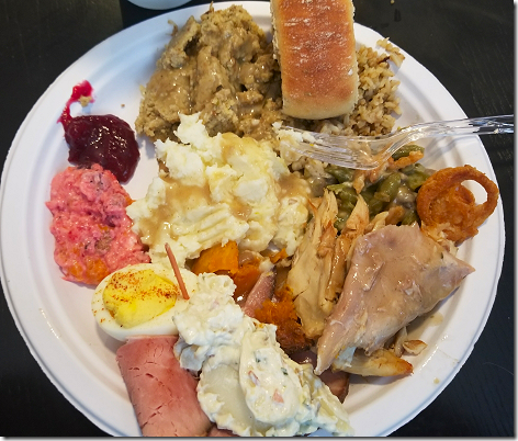 Thanksgiving 2018 Plate