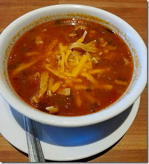Cheddar's Chicken Tortilla Soup