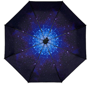 Compact Umbrella Starry Night