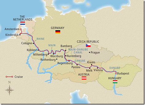 Viking Cruise Map