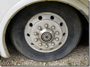 Wheel Before Cleaning