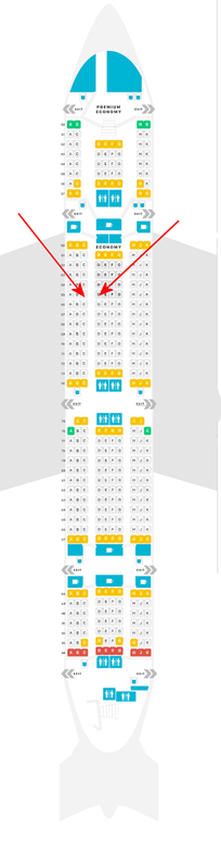 A380-800 Seating Chart