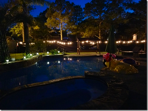 Brandi's Backyard at Night 1