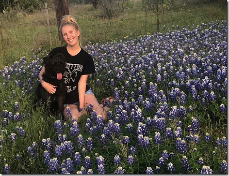 Piper and Violet in the Bluebonnets