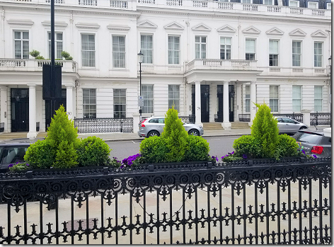 London Lancaster Gate Lunch View