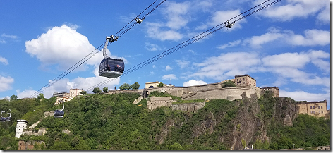 Cruising The Rhine Ehrenbreitstein Fortress