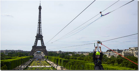 Eiffel Tower Zip Line