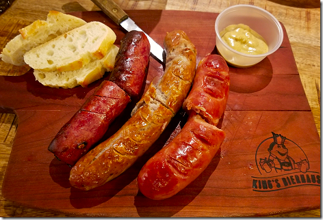King's Bierhaus Sausage Sampler