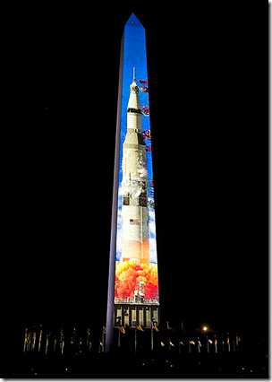 Washington Monument = Saturn 5