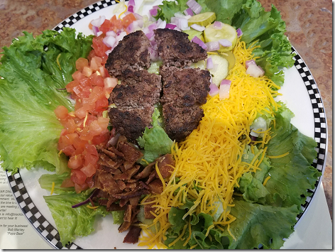 Black Bear Diner Bacon Cheeseburger Salad