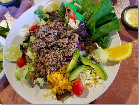 El Asador Taco Beef Taco Salad